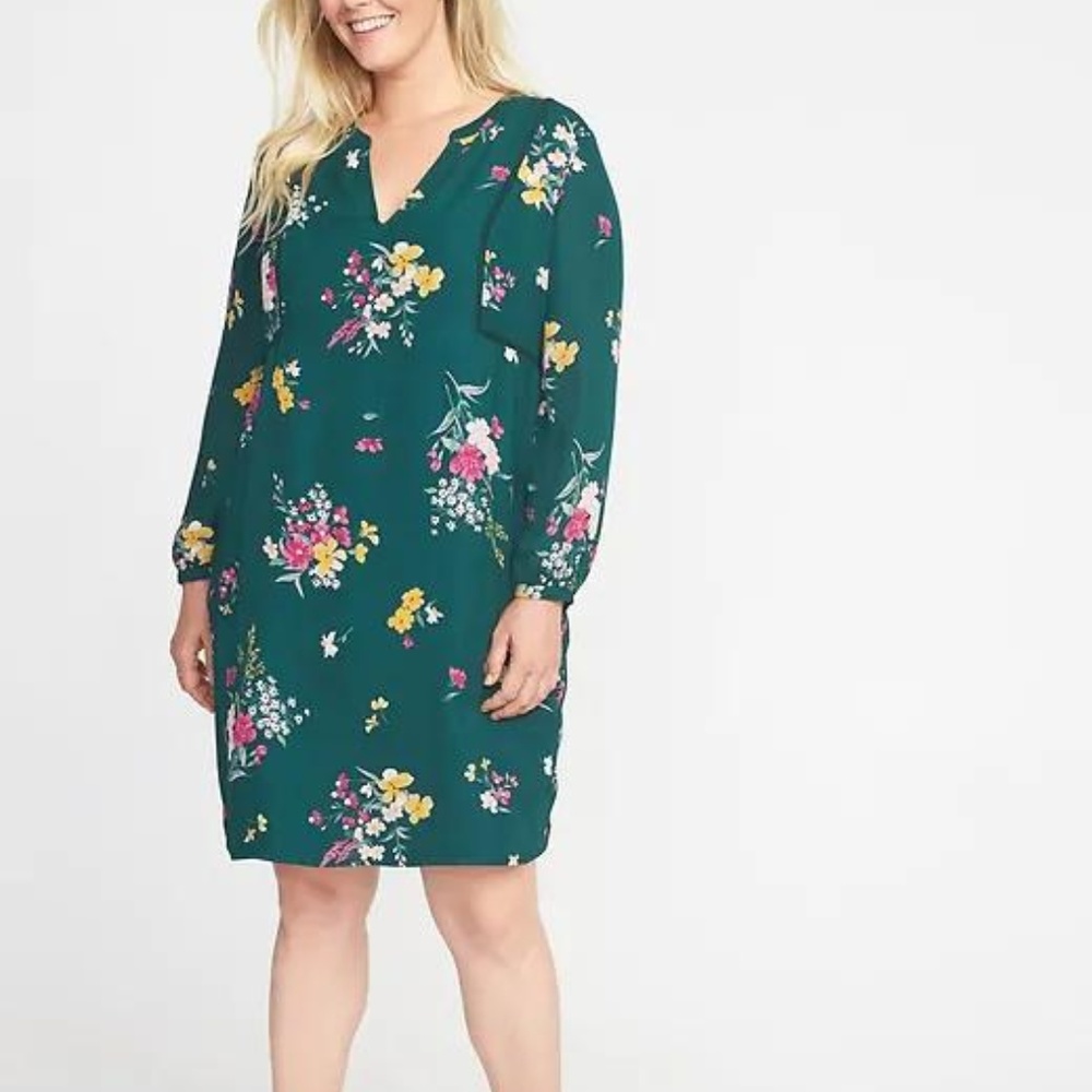 Old Navy Georgette Plus-Size Swing Dress Size 3X - Picture 1 of 8